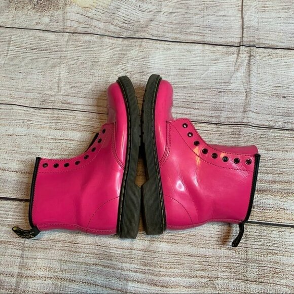 Dr. Martens Pink Boots Size 5 - Picture 4 of 9